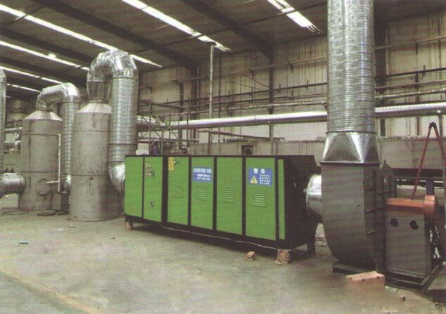光氧催化廢氣處理設備安裝工程實例